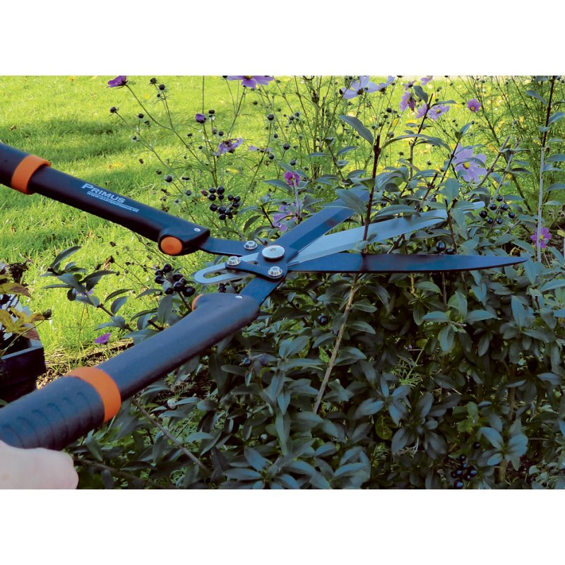 Garten PRIMUS Multischnitt hedge shears, black/orange, 3-blade system